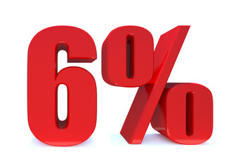 6 Percent off 3d Sign on White Background, Special Offer 6% Discount Tag, Sale Up to 6 Percent Off,big offer, Sale, Special Offer Label, Sticker, Tag, Banner, Advertising, offer ... See More 