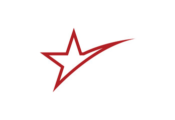 Star Logo Template vector icon illustration design.