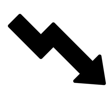 decrease glyph icon