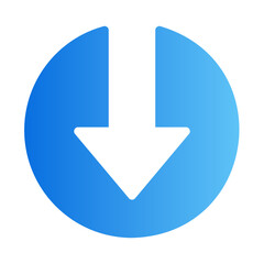 down gradient icon