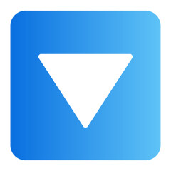 down arrow gradient icon