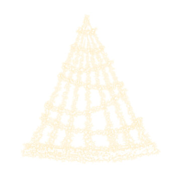 Christmas tree on transparent background