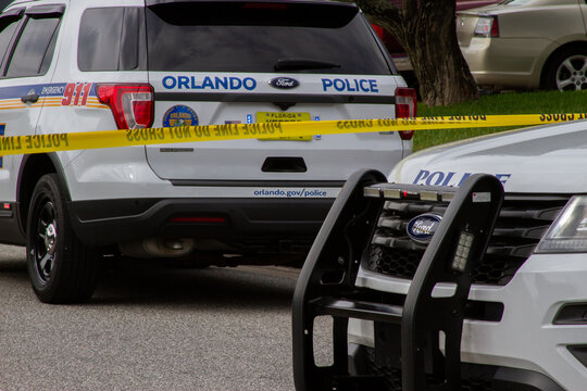 Orlando Police cars Florida 