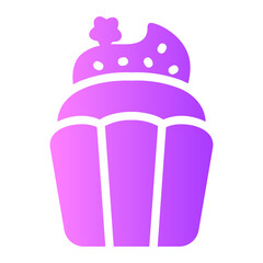 cupcake gradient icon