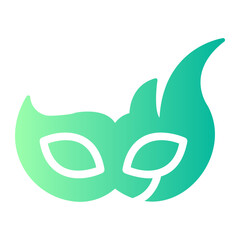 eye mask gradient icon