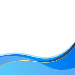 abstract blue wave background