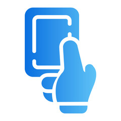 yellow card gradient icon