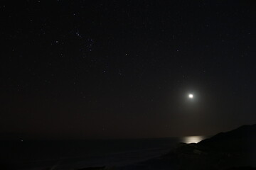 night sky with stars