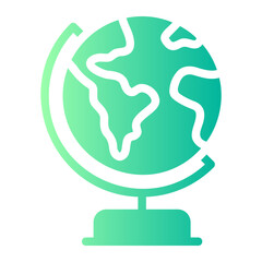 world ball gradient icon