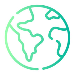 earth gradient icon