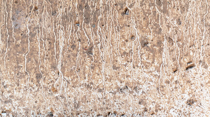 Texture cement wall with rain stains