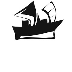Illustration vector graphic of Water transport, cruise ship icon. Simple vector boat icons for ui and ux, website or mobile application. Perfect for icon, logo, sticker, tattoo