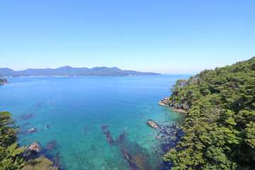 宮城県石巻市 雄勝の海 風景