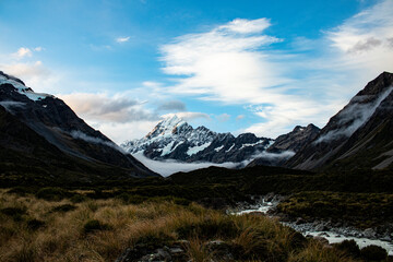 landscape with sky and clouds