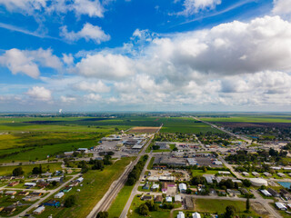 Fototapeta na wymiar Aerial image South Bay FL USA