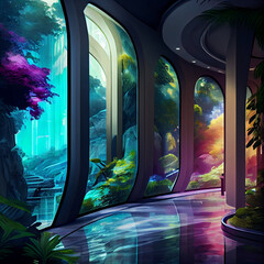 Futristic Italian City