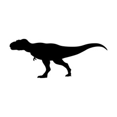 Tyrannosaurus of silhouette
