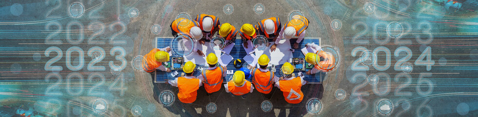 Start working to welcome the new year 2024, Engineering Alternative electricity source project with...