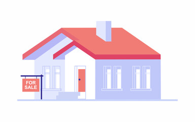 House for sale. Real estate business concept with houses.