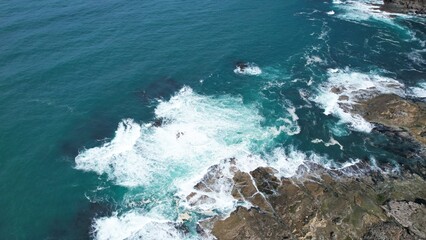 山陰海岸丹後半島ジオパーク　日本海の荒波