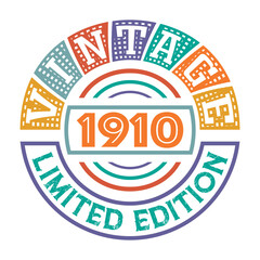 Vintage 1910 Limited Edition