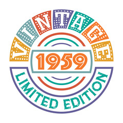 Vintage 1959 Limited Edition