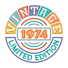 Vintage 1974 Limited Edition