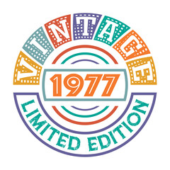 Vintage 1977 Limited Edition