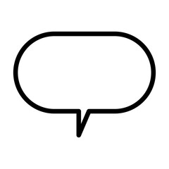 Simple elipse bubble speech