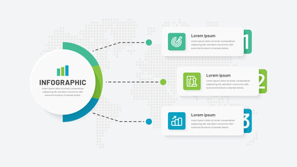 Vector Infographic With 3 Steps