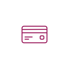 Obraz premium credit card icon