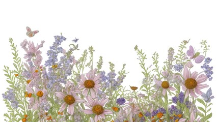 Obraz na płótnie Canvas flowers in the garden