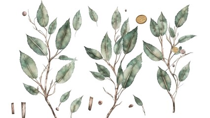 background with leaves