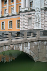 Bridge in St. Petersburg near the Russian Museum.