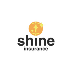 abstract shine insurance, life protect investment logo business vector design template with mature, modern and unique styles isolated on white background. circle shine logo design vector concept. 