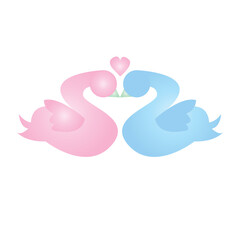 Obraz premium Valentine Ornament Illustration Set Collection Trend