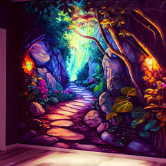 Fototapeta premium Romantic Evening Path