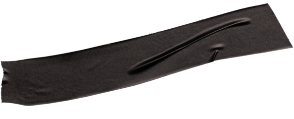 adhesive tape realistic electrical black tape png isolated on transparent background