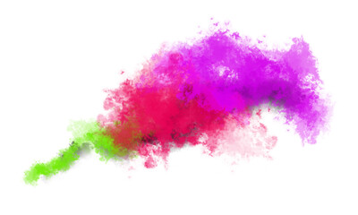 Easy-to-use colored smoke