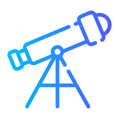 telescope gradient icon