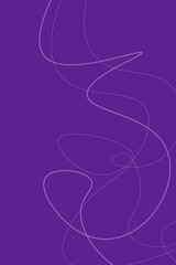 minimal tiny abstract lines on purple background