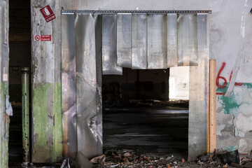 Details of an old abandoned factory