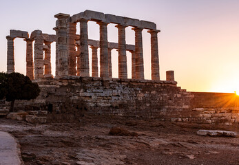 temple of poseidon , Sounio Greece