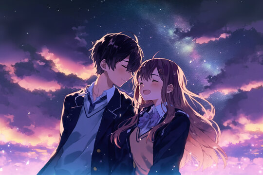 Anime Couple  Romance  Anime Wallpaper Download  MobCup