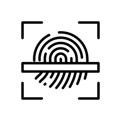 Cryptographic Signature icon in vector. Logotype