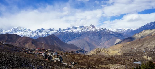 Rideaux velours Manaslu Muktinath, Nepal 