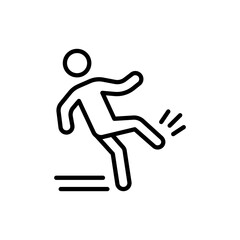 Fall icon in vector. Logotype