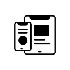 Fototapeta premium Adaptive icon in vector. Logotype