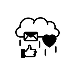 Social Media Marketing  icon in vector. Logotype