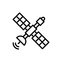 Satellite icon in vector. Logotype